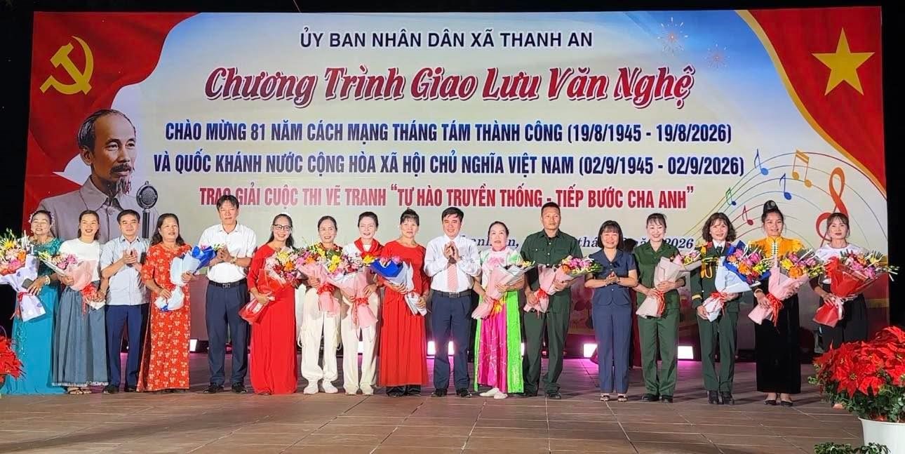 XÃ THANH AN TỔ CHỨC CHƯƠNG TRÌNH GIAO LƯU VĂN NGHỆ CHÀO MỪNG KỶ NIỆM 81 NĂM QUỐC KHÁNH 2/9