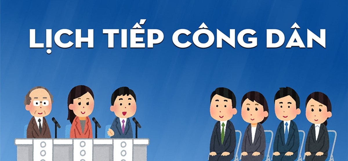 Lịch tiếp công dân