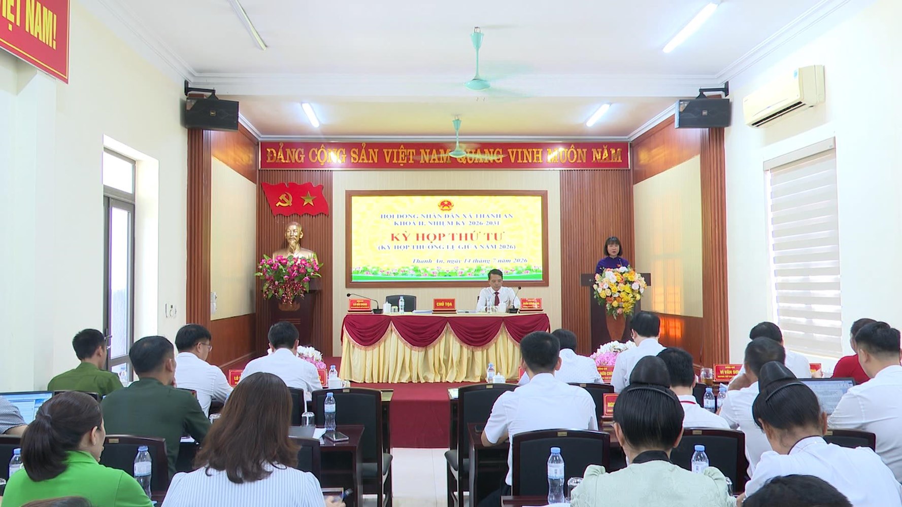 KỲ HỌP THỨ TƯ, HĐND XÃ THANH AN KHÓA II, NHIỆM KỲ 2026- 2031