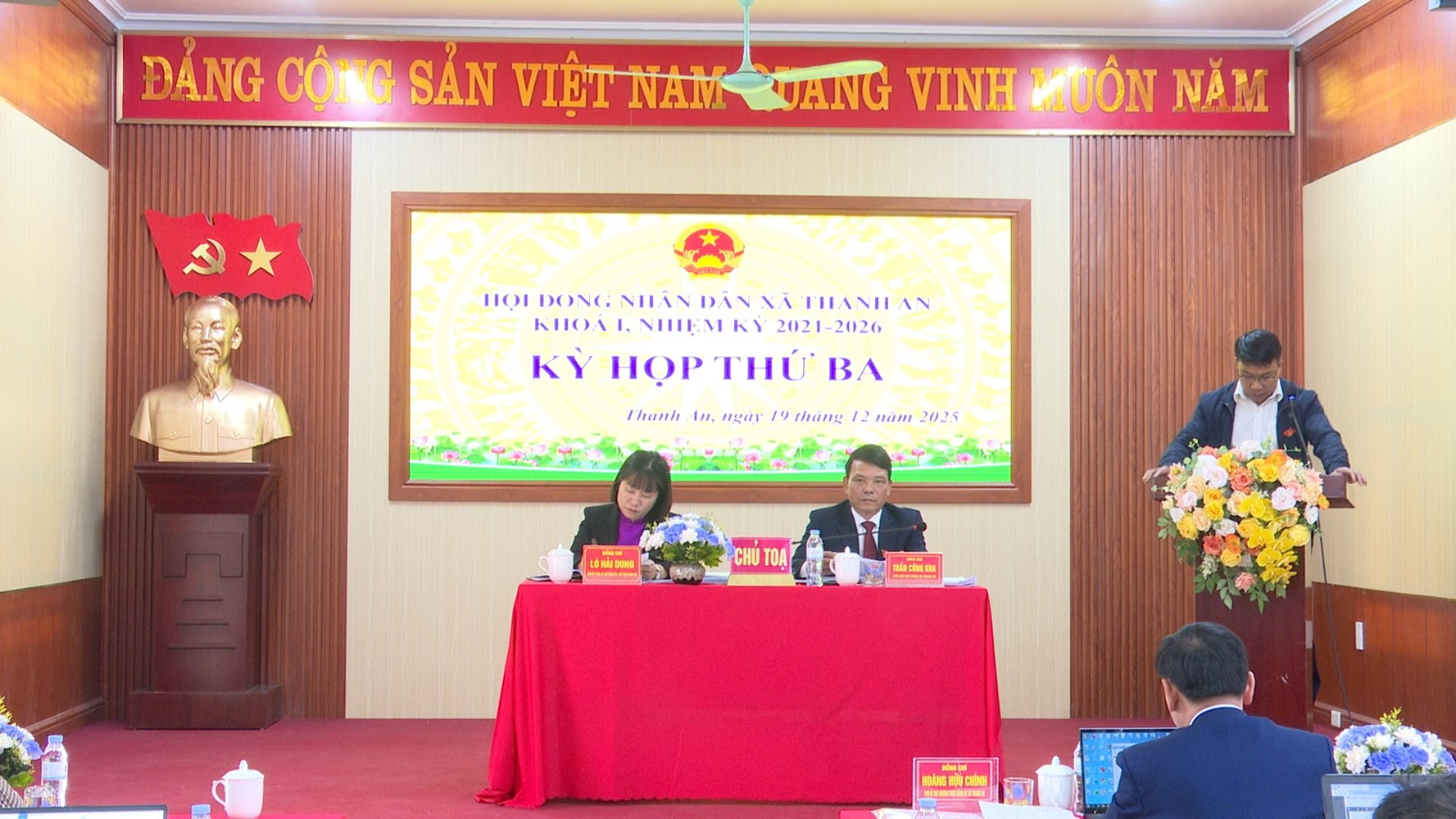 KỲ HỌP THỨ BA, HĐND XÃ THANH AN KHÓA I, NHIỆM KỲ 2021- 2026