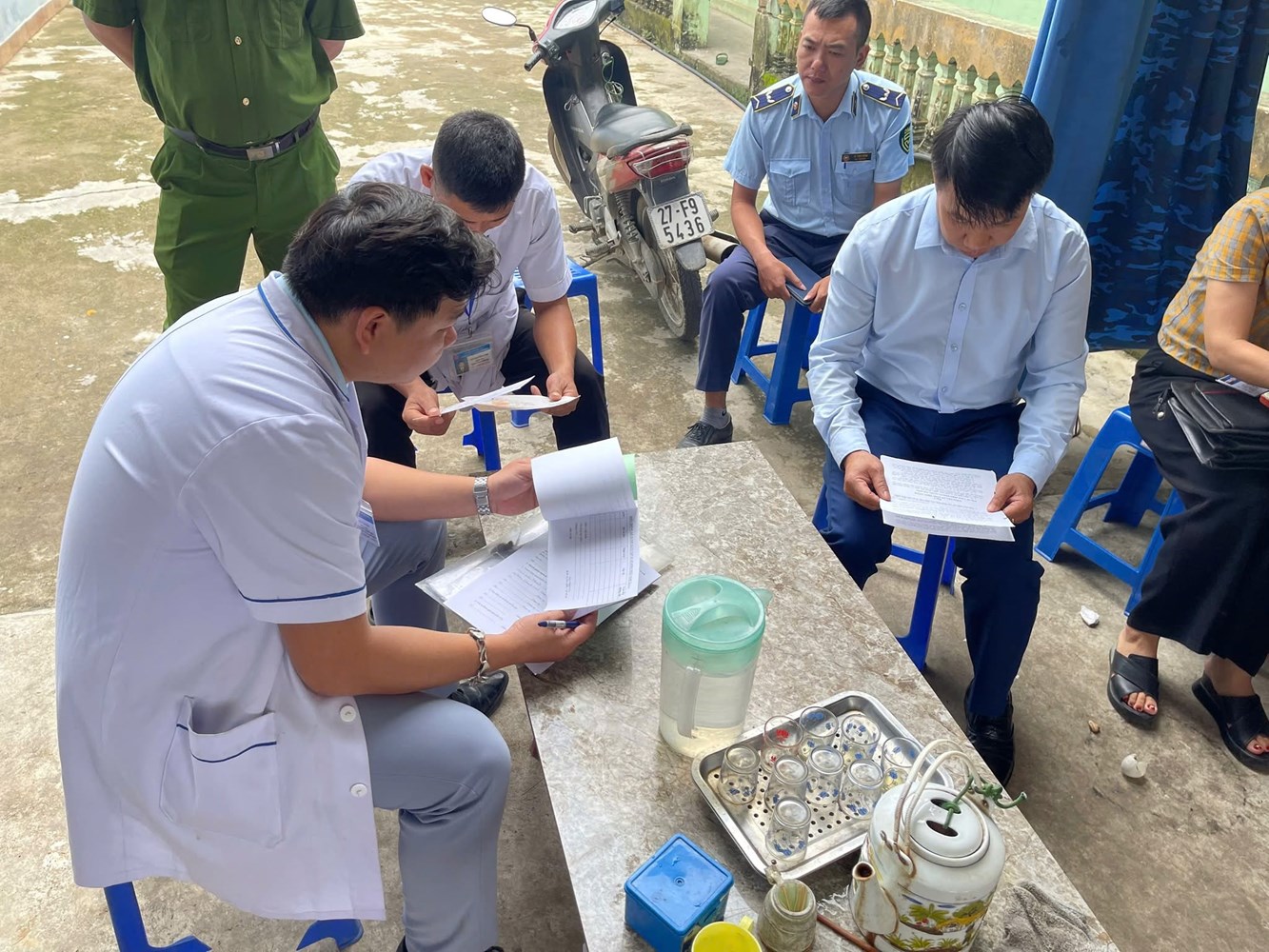 KIỂM TRA CÔNG TÁC VỆ SINH AN TOÀN THỰC PHẨM TRÊN ĐỊA BÀN XÃ THANH AN