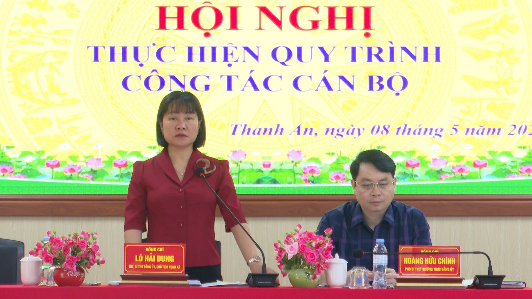 Đảng ủy xã Thanh An tổ chức Hội nghị thực hiện quy trình giới thiệu nhân sự bổ sung Ủy viên Ban Chấp hành Đảng bộ xã, nhiệm kỳ 2025–2030